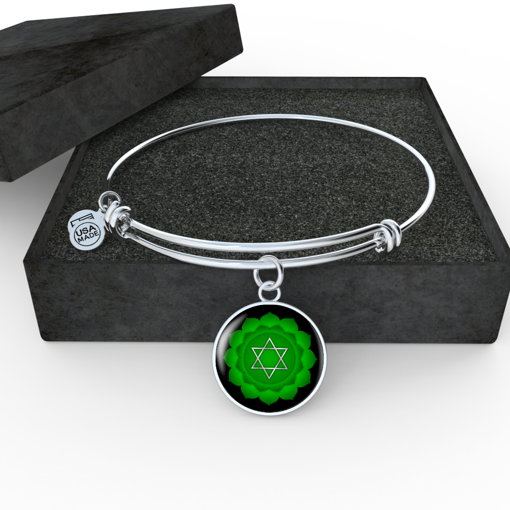 Heart Chakra (Anahata) - Bangle Bracelet