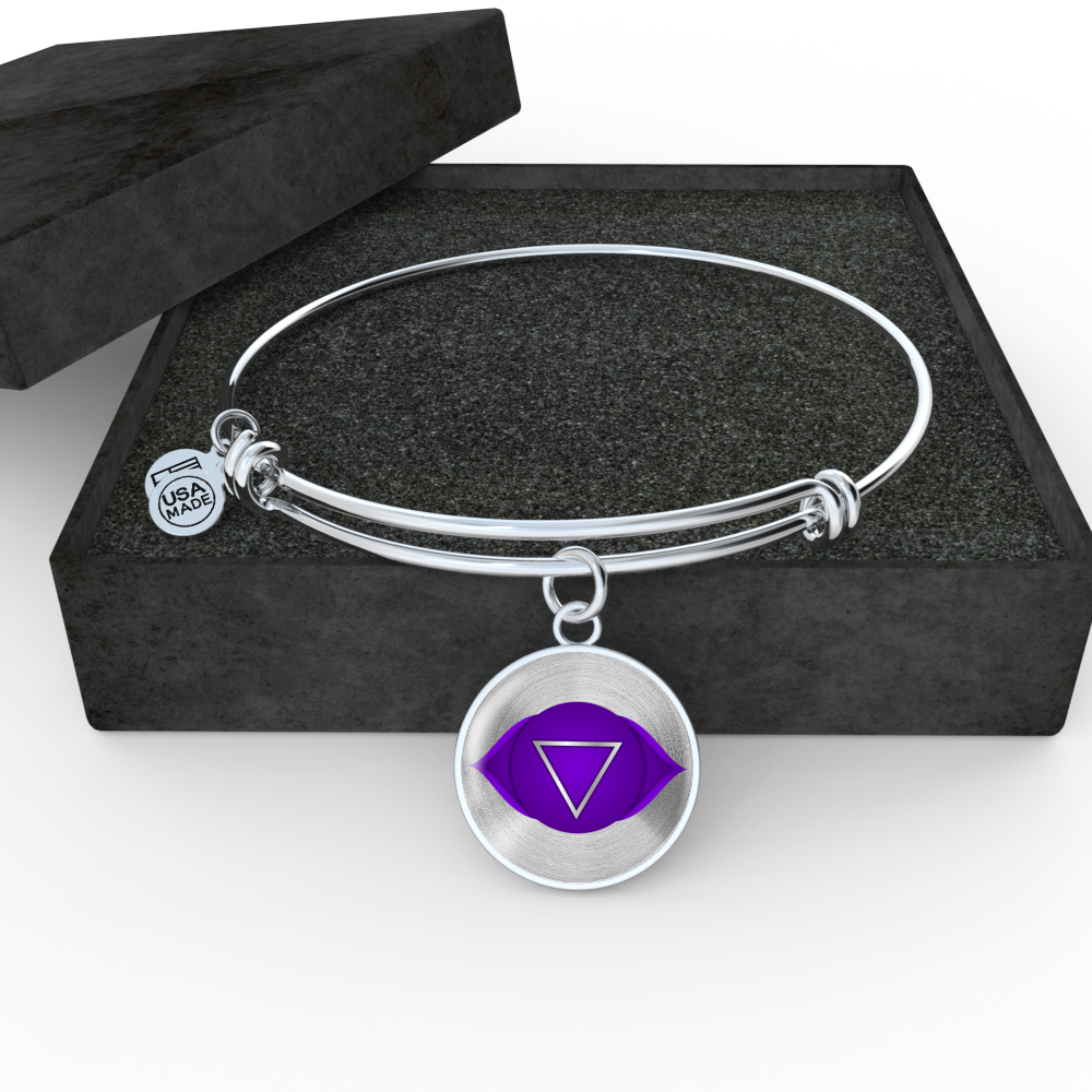 Third Eye Chakra (Ajna) v2 - Bangle Bracelet