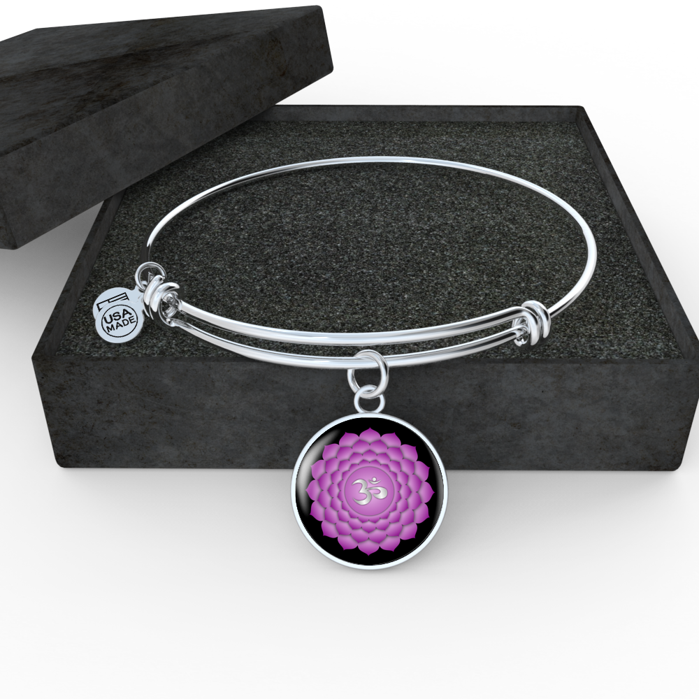 Crown Chakra (Sahasrara) - Bangle Bracelet