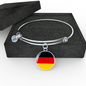 German Flag - Bangle Bracelet