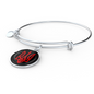 Tryzub (Red) - Bangle Bracelet - Unique Gifts Store