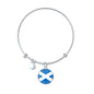 Scottish Flag - Bangle Bracelet