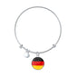 German Flag - Bangle Bracelet