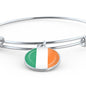 Irish Flag - Bangle Bracelet