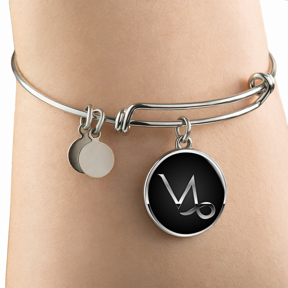 Zodiac Sign Capricorn v2 - Bangle Bracelet