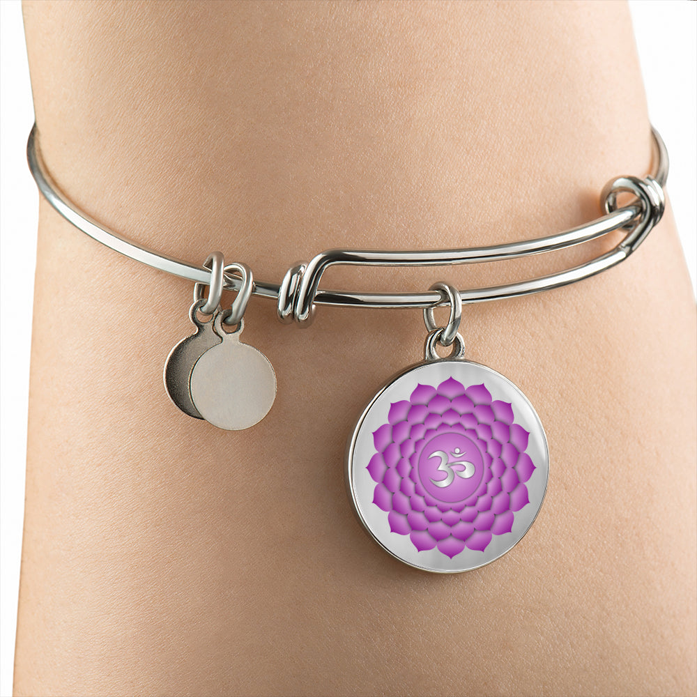 Crown Chakra (Sahasrara) v2 - Bangle Bracelet