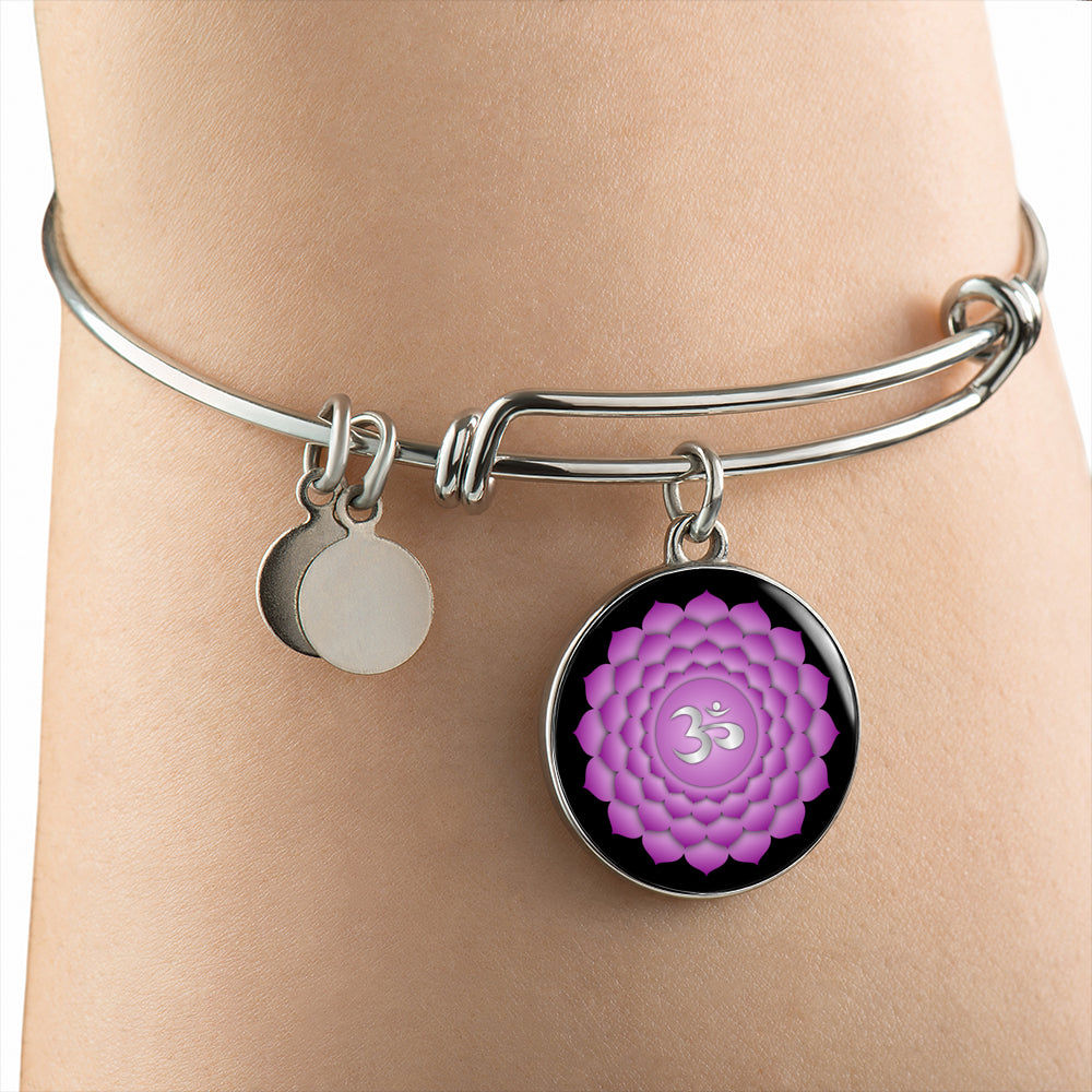 Crown Chakra (Sahasrara) - Bangle Bracelet