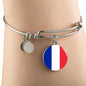 French Flag - Bangle Bracelet