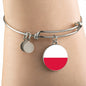 Polish Flag - Bangle Bracelet