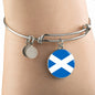 Scottish Flag - Bangle Bracelet