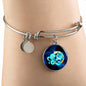 Zodiac Sign Aquarius - Bangle Bracelet