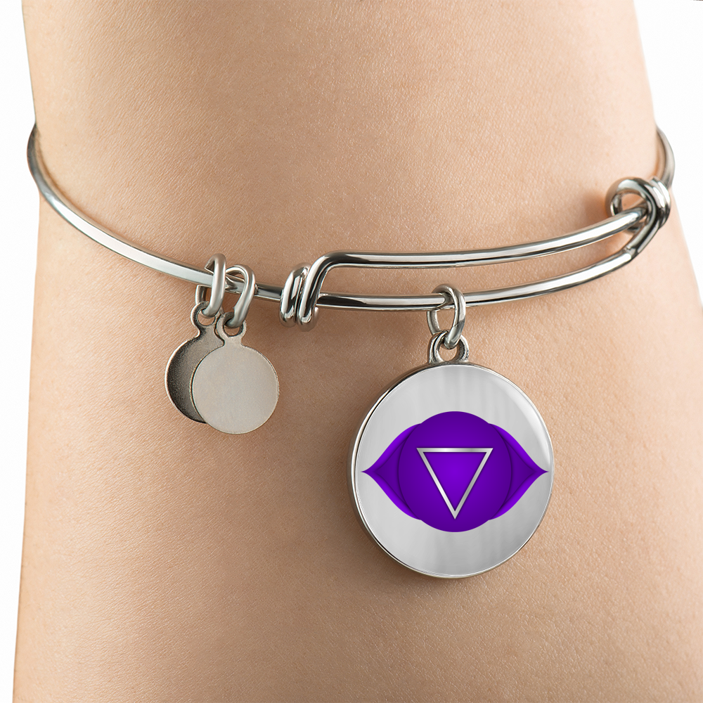 Third Eye Chakra (Ajna) v2 - Bangle Bracelet