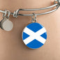 Scottish Flag - Bangle Bracelet