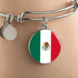 Mexican Flag - Bangle Bracelet
