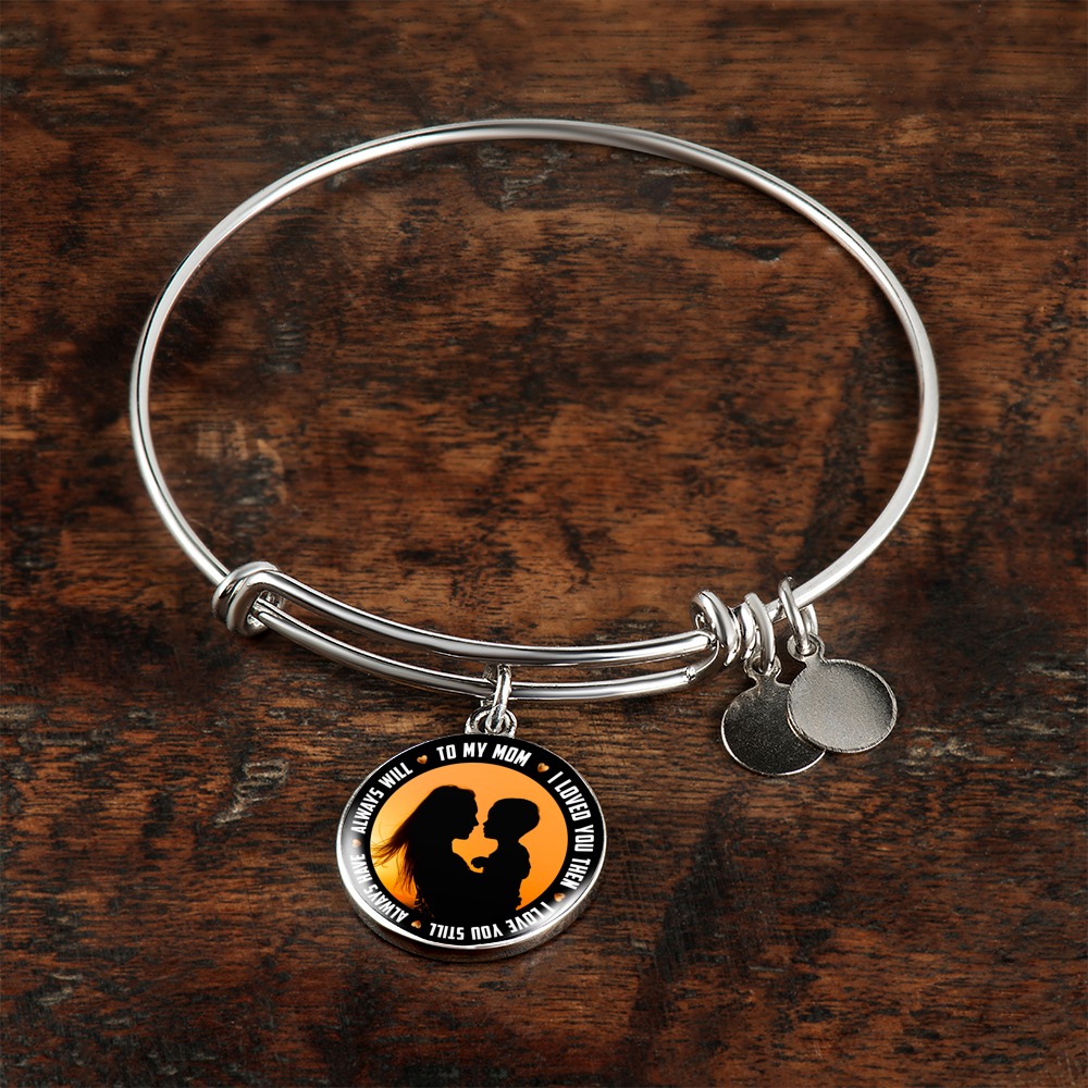 To My Mom v2 - Bangle Bracelet