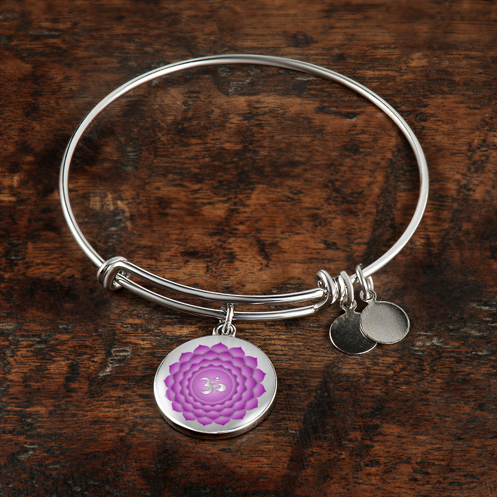 Crown Chakra (Sahasrara) v2 - Bangle Bracelet