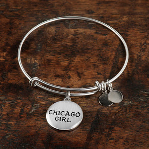 Chicago Girl v2 - Bangle Bracelet