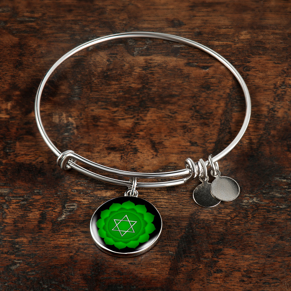 Heart Chakra (Anahata) - Bangle Bracelet