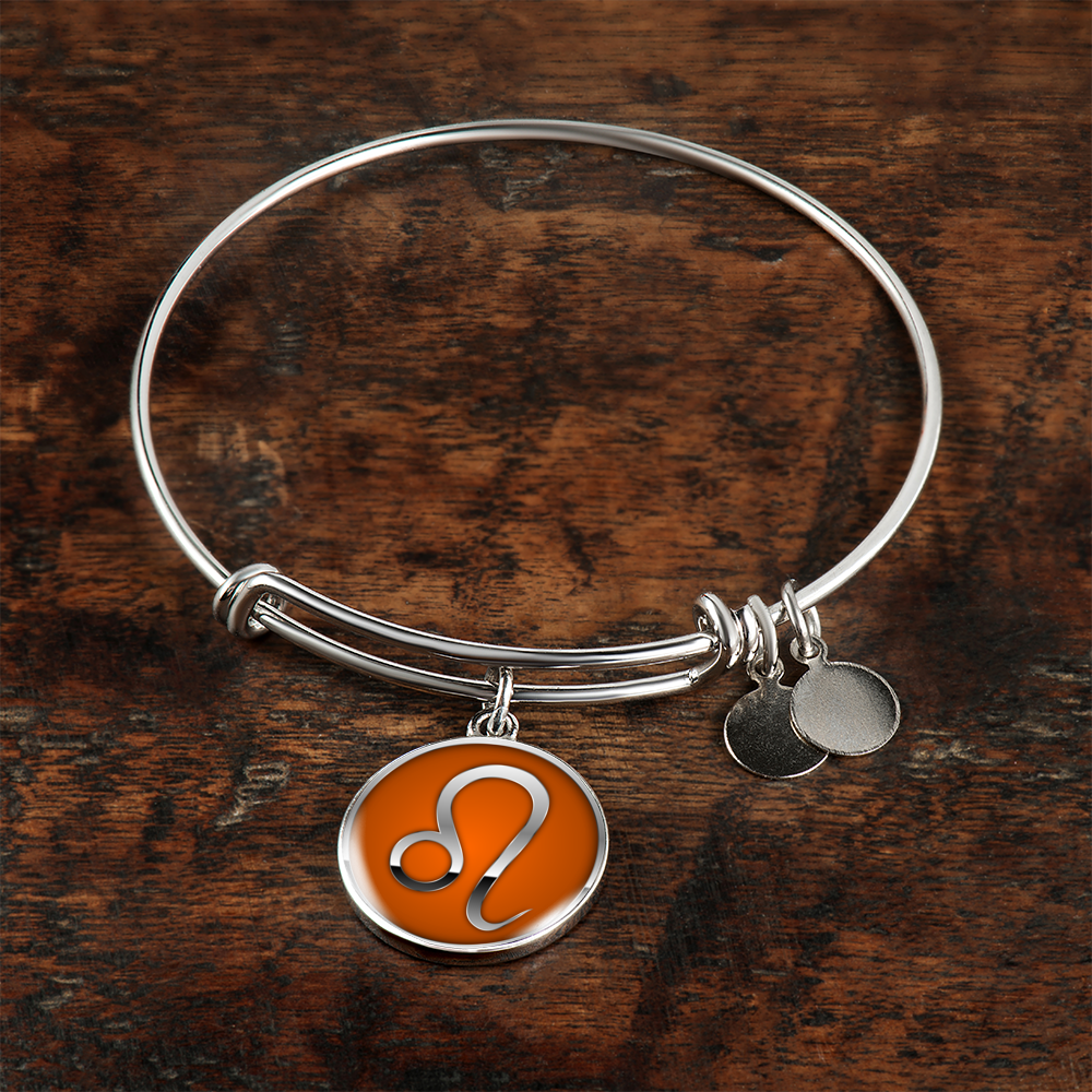 Zodiac Sign Leo v2 - Bangle Bracelet