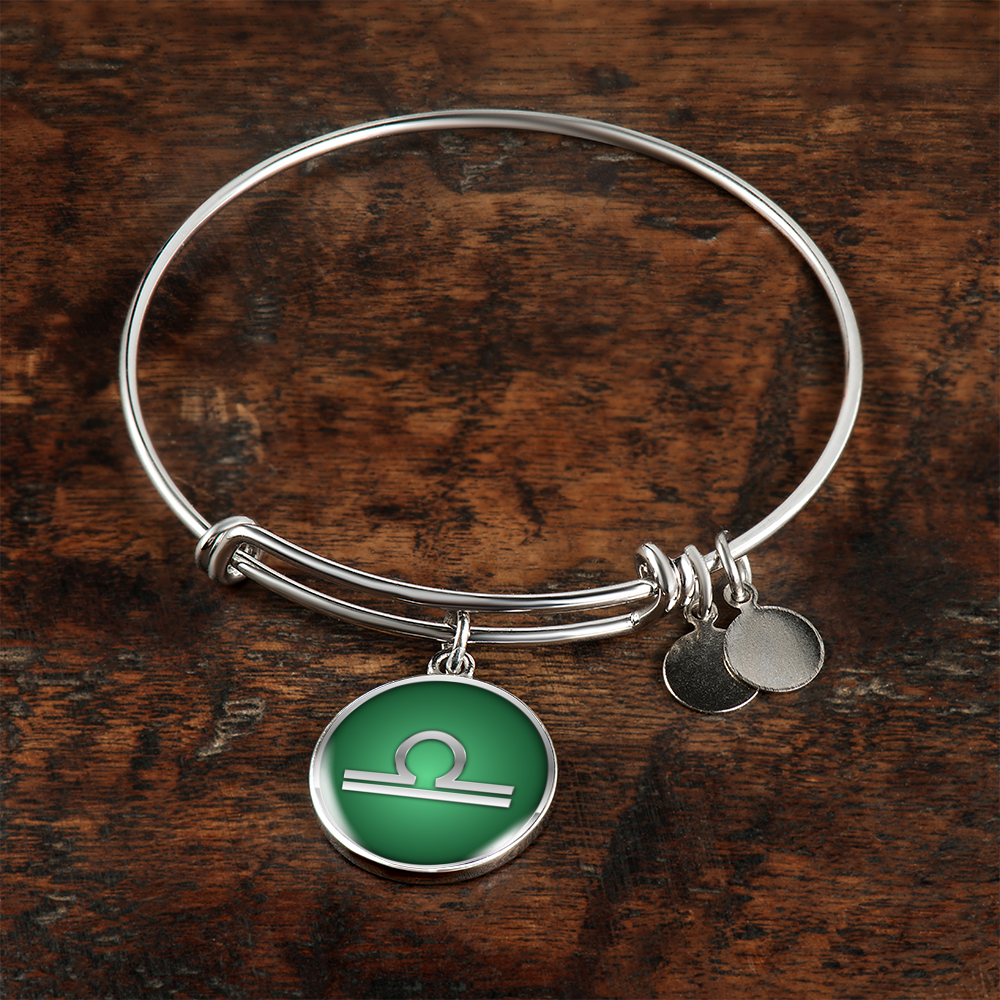 Zodiac Sign Libra v2 - Bangle Bracelet