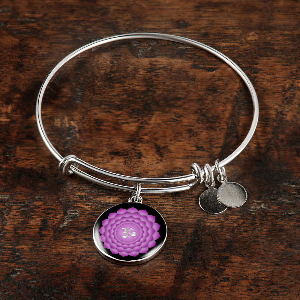 Crown Chakra (Sahasrara) - Bangle Bracelet