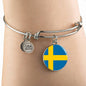 Swedish Flag - Bangle Bracelet