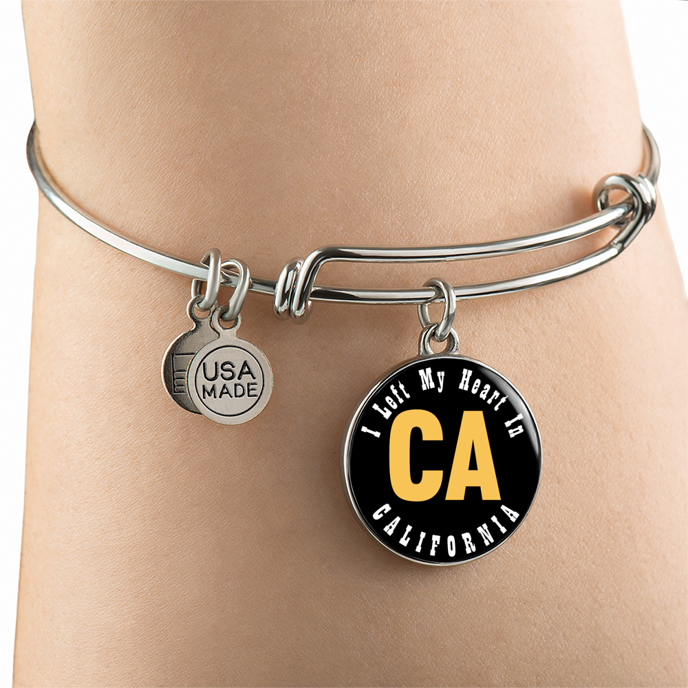 Heart In California - Bangle Bracelet
