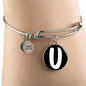 Initial U v3b - Bangle Bracelet