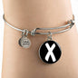 Initial X v3b - Bangle Bracelet