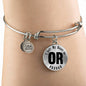 Heart In Oregon v01 - Bangle Bracelet