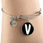 Initial V v3b - Bangle Bracelet