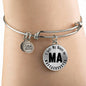 Heart In Massachusetts v01 - Bangle Bracelet