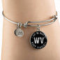 Heart In West Virginia v02 - Bangle Bracelet