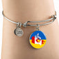 Ukrainian-Canadian - Bangle Bracelet