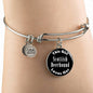 Scottish Deerhound v2 - Bangle Bracelet