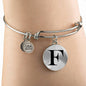 Initial F v1a - Bangle Bracelet