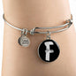 Initial F v2b - Bangle Bracelet