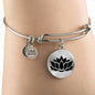 Lotus Flower - Bangle Bracelet