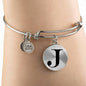 Initial J v1a - Bangle Bracelet
