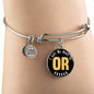 Heart In Oregon - Bangle Bracelet