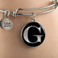 Initial G v2a - Bangle Bracelet