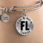 Heart In Florida v01 - Bangle Bracelet