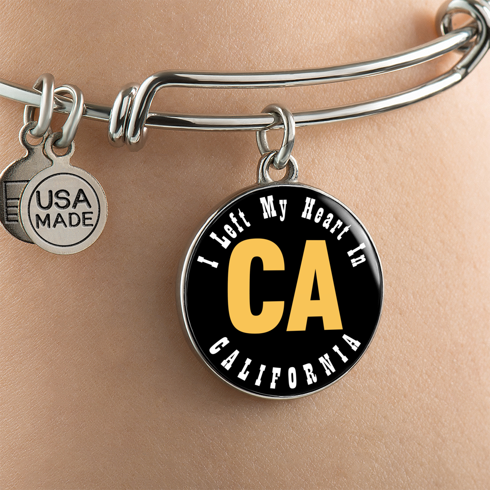 Heart In California - Bangle Bracelet