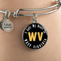 Heart In West Virginia - Bangle Bracelet