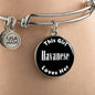 Havanese v2 - Bangle Bracelet