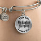 Old English Sheepdog - Bangle Bracelet