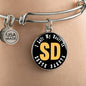 Heart In South Dakota - Bangle Bracelet