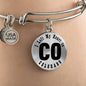Heart In Colorado v01 - Bangle Bracelet