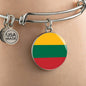 Lithuanian Flag - Bangle Bracelet