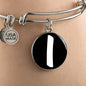 Initial I v3b - Bangle Bracelet